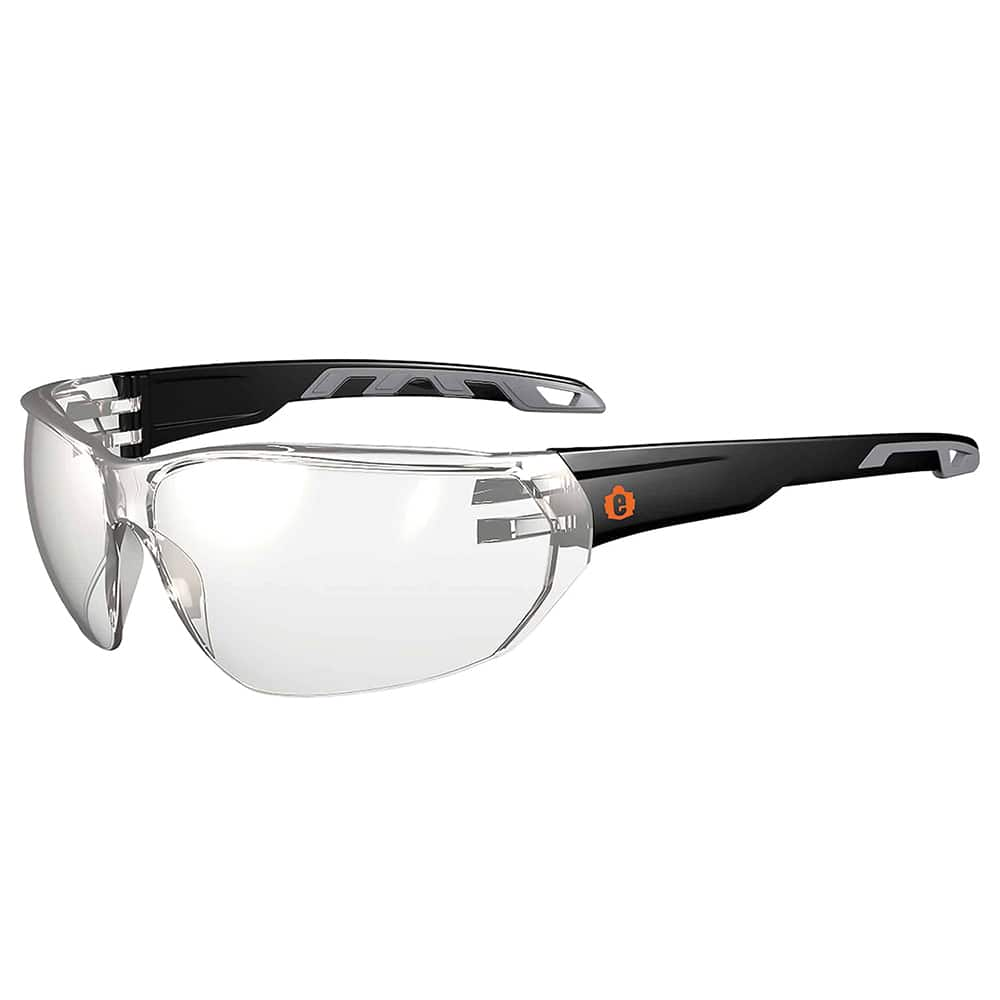 Ergodyne - Safety Glasses; Type: Safety ; Lens Color Family: Indoor/Outdoor ; Lens Color: Indoor/Outdoor ; Lens Coating: Scratch Resistant ; Frame Style: Frameless ; Metal Frame: No - Exact Industrial Supply