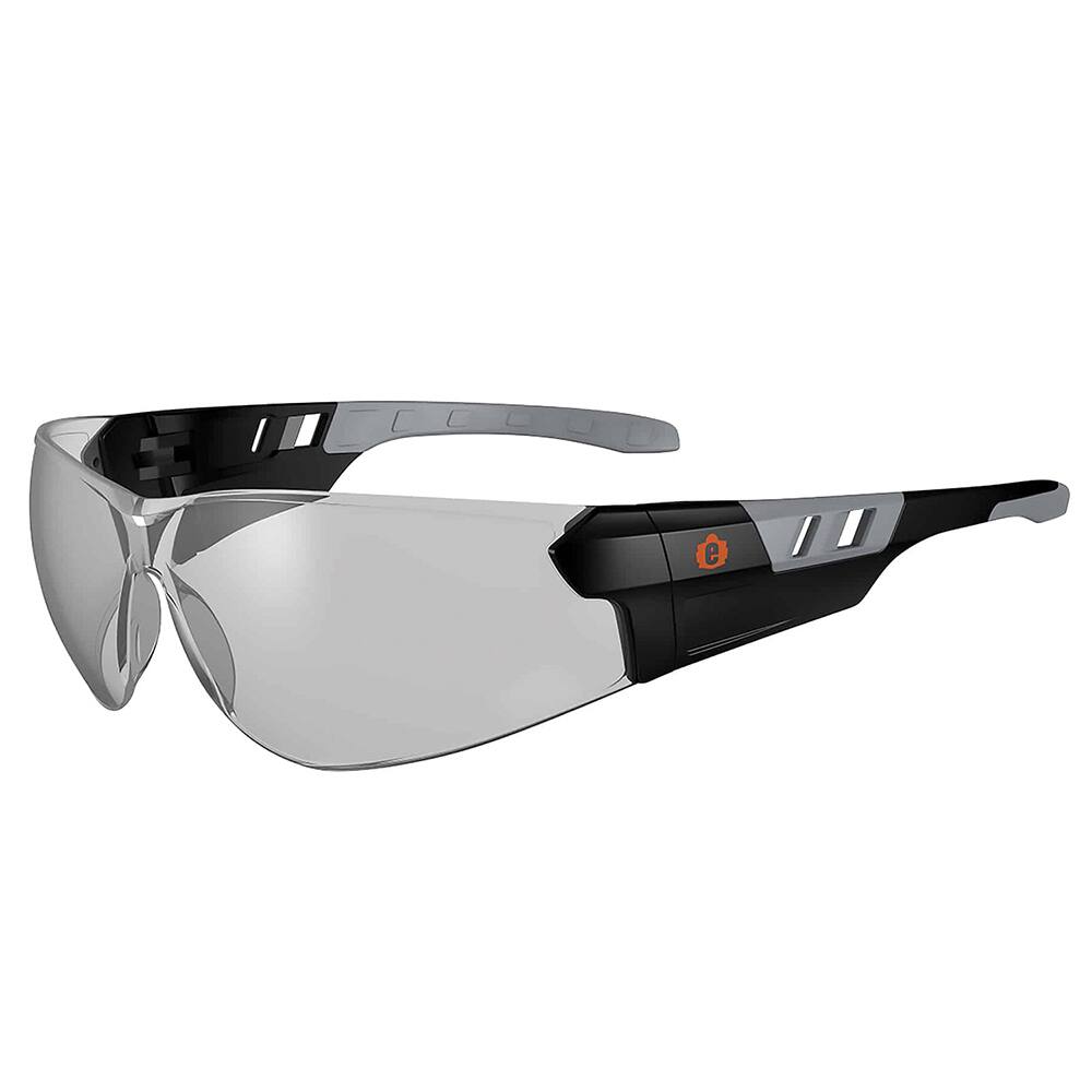 Ergodyne - Safety Glasses; Type: Safety ; Lens Color Family: Indoor/Outdoor ; Lens Color: Indoor/Outdoor ; Lens Coating: Anti-Fog; Scratch Resistant ; Frame Style: Frameless ; Metal Frame: No - Exact Industrial Supply