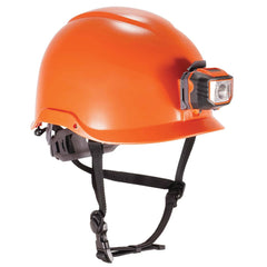 Ergodyne - Hard Hats; Type: Short Brim ; Adjustment: Adjustable ; Suspension Type: 6-Point ; ANSI Type: I ; Class Rating: E ; Material: Plastic - Exact Industrial Supply