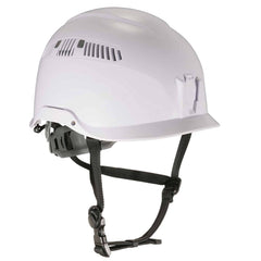 Ergodyne - Hard Hats; Type: Short Brim ; Adjustment: Adjustable ; Suspension Type: 6-Point ; ANSI Type: I ; Class Rating: C ; Material: Plastic - Exact Industrial Supply