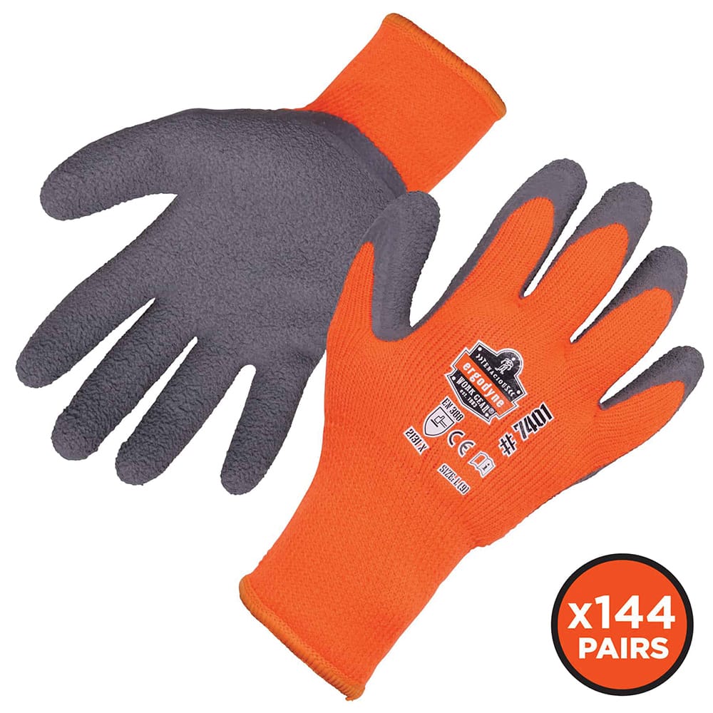 Ergodyne - Work & General Purpose Gloves; Material Type: Acrylic Fleece ; Application: Material Handling; Construction ; Coated Area: Palm ; Women's Size: 2X-Large ; Men's Size: 2X-Large ; Hand: Pair - Exact Industrial Supply