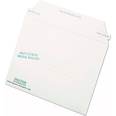 Quality Park - Boxes & Crush-Proof Mailers; Type: Multi-Media Mailers ; Width (Inch): 8-13/16 ; Length (Inch): 8-13/16 ; Height (Inch): 2.5 ; Color: White - Exact Industrial Supply