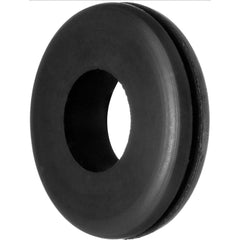 USA Sealing - Grommets; Type: General-Purpose Push-In Grommet ; Outside Diameter (Inch): 7/16 ; Overall Thickness (Decimal Inch): 3/16 ; Inside Diameter Inch: 3/16 (Inch); Material: SBR Rubber ; Type: General-Purpose Push-In Grommet - Exact Industrial Supply