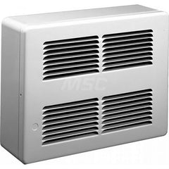 Electric Forced Air Heaters; Heater Type: Wall; Maximum BTU Rating: 5118; Voltage: 120V; Phase: 1; Wattage: 1500; Overall Length (Decimal Inch): 10.3800; Overall Width (Inch): 14; Overall Width (Decimal Inch - 4 Decimals): 14.0000; Overall Height (Decimal