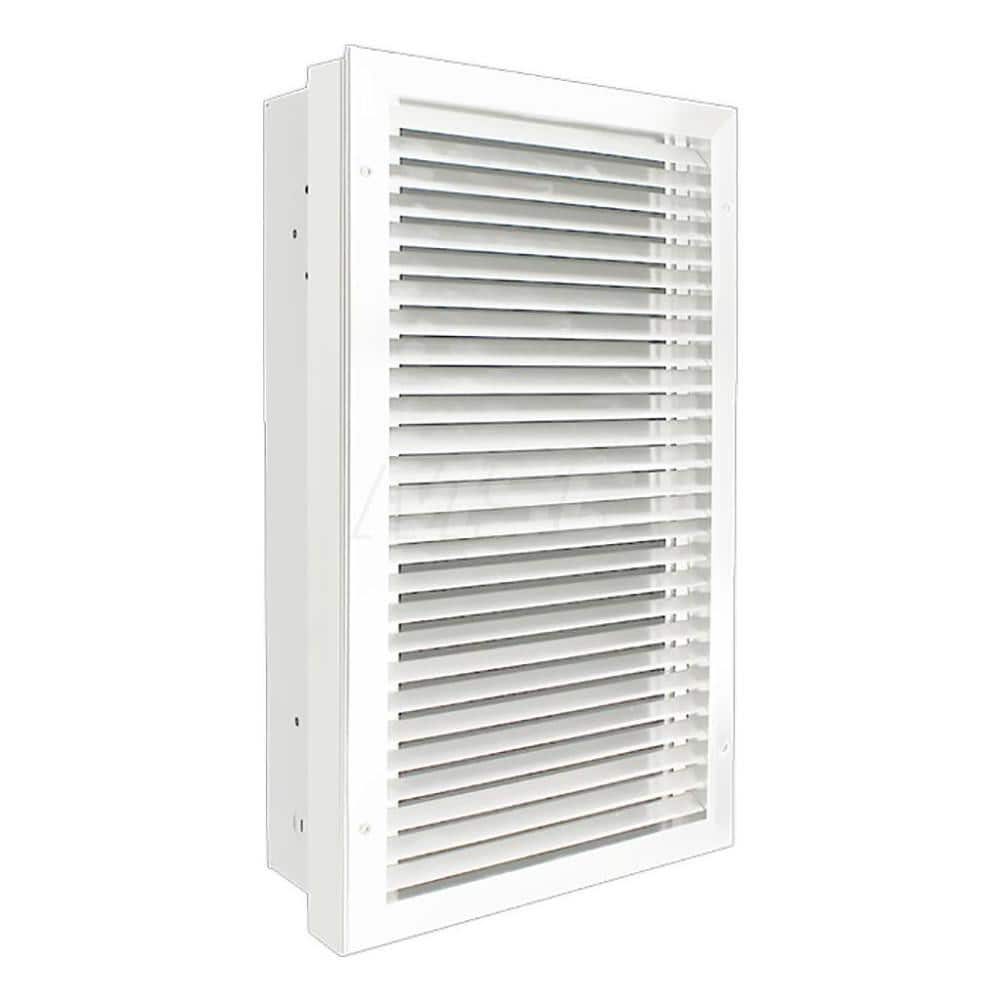 Electric Forced Air Heaters; Heater Type: Wall; Maximum BTU Rating: 13648; Voltage: 277V; Phase: 1; Wattage: 4000; Overall Length (Decimal Inch): 23.1900; Overall Width (Inch): 13; Overall Width (Decimal Inch - 4 Decimals): 13.0000; Overall Height (Decima