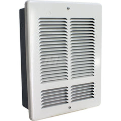 Electric Forced Air Heaters; Heater Type: Wall; Maximum BTU Rating: 3412; Voltage: 120V; Phase: 1; Wattage: 1000; Overall Length (Decimal Inch): 13.6300; Overall Width (Inch): 10; Overall Width (Decimal Inch - 4 Decimals): 10.0000; Overall Height (Decimal