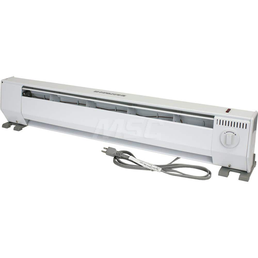 Electric Baseboard Heating; Length (Inch): 36.00; Heater Type: Portable Electric Baseboard Heater; Voltage: 120.00; Duty Rating: Residential Grade; Rod Material: Chromium; Nickel; Wattage: 1000; Heating Capacity: 3412; Maximum Area Heated: 100; Maximum Am