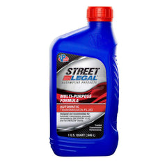 Transmission Fluid; Type: Multi-Purpose; Container Size: 1 qt; Flash Point: Greater than 185 ™C (Greater than 365 ™F); Container Type: Plastic Bottle; Container Size: 1 qt; Transmission Fluid Type: Multi-Purpose