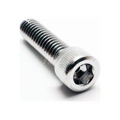 Socket Cap Screw: M10 x 1.5 Thread, DIN 912, 8 mm Drive 30 mm Thread Length, Stainless Steel, NL-19