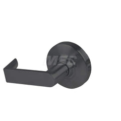 Lever Locksets; Type: Cylindrical Lock; Key Type: Keyless; Strike Type: Curved Lip Strike; Finish/Coating: Matte Black; Material: Metal; Material: Metal; Door Thickness: 1.75 in; Backset: 2.75 in; Cylinder Type: No Keyway; Minimum Order Quantity: Metal; M