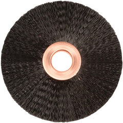 3″ Small Diameter Nylon Wheel, .010″ Crimped Black Fill, 1/2″ Arbor Hole - All Tool & Supply