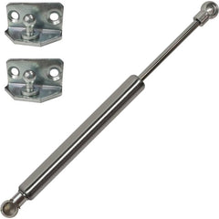 Hydraulic Dampers & Gas Springs; Fitting Type: None; Material: Stainless Steel; Extended Length: 17.00; Load Capacity: 40 lb; 180 N; Rod Diameter (Decimal Inch): 8 mm; Tube Diameter: 19.000; End Fitting Connection: Metal Ball Socket; Compressed Length: 27