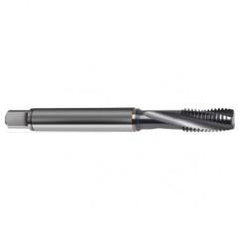 7/16-20 2B 4-Flute PM Cobalt Semi-Bottoming 15 degree Spiral Flute Tap-TiCN - All Tool & Supply