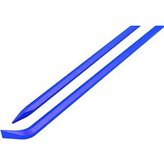 Pry Bars; Prybar Type: Pinch Bar; End Angle: Offset; End Style: Point; Material: Steel; Bar Shape: Hex; Overall Length (Inch): 60; Color: Blue; Overall Length: 60.00