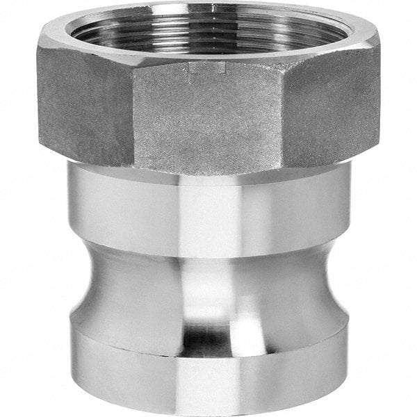 USA Sealing - 1-1/2" x 1-1/2" Cam & Groove Male Adapter Female NPT Thread - All Tool & Supply