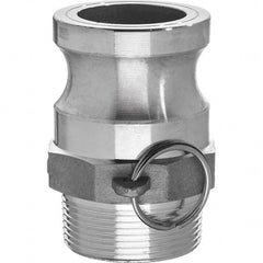 USA Sealing - 1-1/2" x 1-1/2" Cam & Groove Male Adapter Male NPT Thread - All Tool & Supply