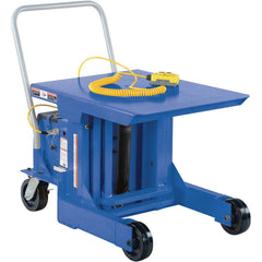 Vestil - Lifting Tables; Type: Lift Table ; Lift Style: Post ; Style: Portable Battery-Operated ; Load Capacity (Lb.): 2000.000 ; Minimum Height (Inch): 24 ; Lift Height (Inch): 51 - Exact Industrial Supply