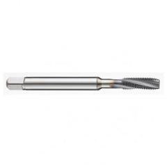 M8x1.25 6H 3-Flute PM Cobalt Semi-Bottoming 10 degree Spiral Flute Tap-TiAlN - All Tool & Supply