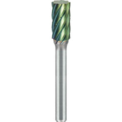 SGS Pro - SA-2, 5/16" Cut Diam, 1/4" Shank Length, NG6, Tungsten Carbide Cylinder Burr - Exact Industrial Supply