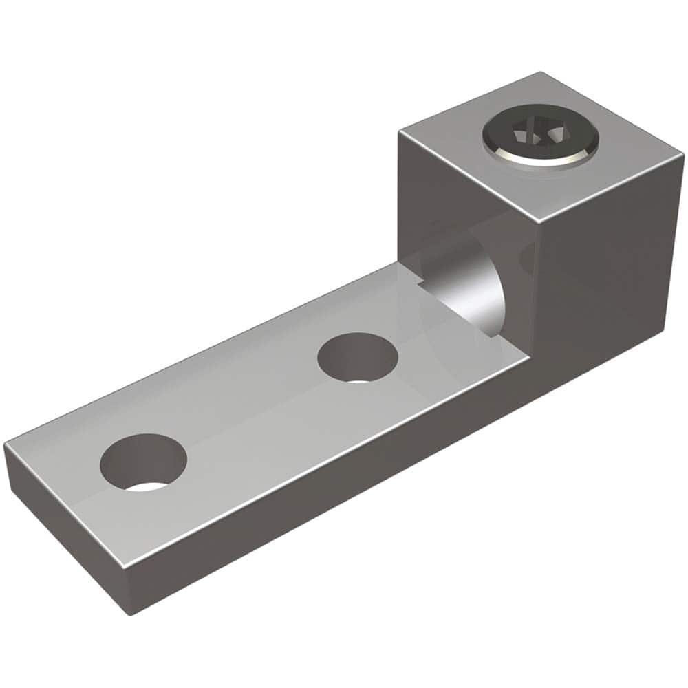 Burndy - Ring Terminals; Terminal Type: Rectangle ; Insulation Type: NonInsulated ; Connection Type: Lug ; Compatible Wire Size (kcmil): 300-800 ; Stud Size (Inch): 1/2 ; Color: Copper - Exact Industrial Supply