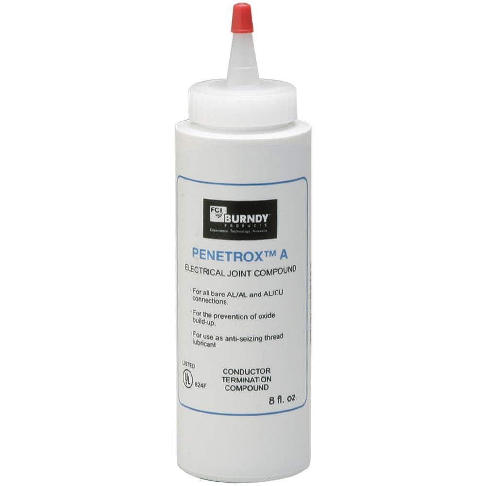 Burndy - Rust Removers & Corrosion Inhibitors; Type: Oxide Inhibiting Compound ; Container Size Range: 8 oz. - Exact Industrial Supply