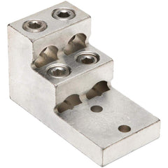 Burndy - Ring Terminals; Terminal Type: Rectangle ; Insulation Type: NonInsulated ; Connection Type: Lug ; Compatible Wire Size (AWG): 1/0 (Strand) ; Compatible Wire Size (kcmil): 750 ; Stud Size (Inch): 3/8 - Exact Industrial Supply