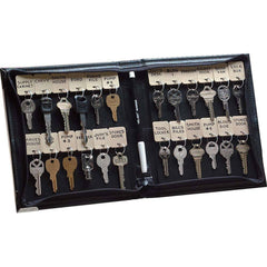 Key Systems - Key Control; Type: Key Case ; Number of Keys: 0 ; Color: Black ; Height (Inch): 8-3/4 ; Width (Inch): 7-1/4 ; Depth (Inch): 1-1/4 - Exact Industrial Supply