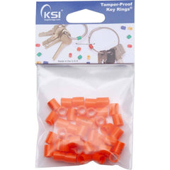 Key Systems - Key Control; Type: Color Tag ; Number of Keys: 0 ; Color: Orange ; Height (Inch): 1/4 ; Width (Inch): 1/4 ; Depth (Inch): 1/4 - Exact Industrial Supply