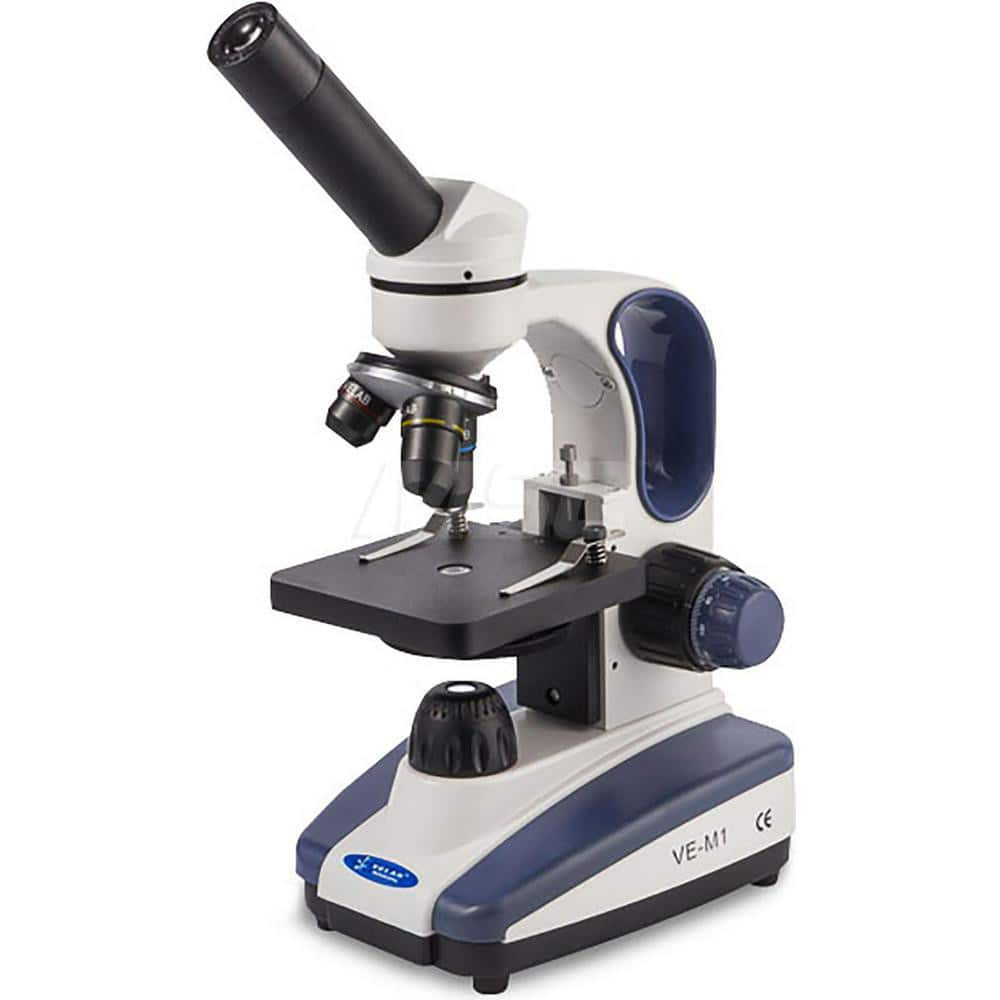 Microscopes; Microscope Type: Monocular; Eyepiece Type: Monocular; Arm Type: Fixed; Focus Type: Adjustable; Image Direction: Upright; Eyepiece Magnification: 10x; Objective Lens Magnification: 4x; 10x; 40x (S)