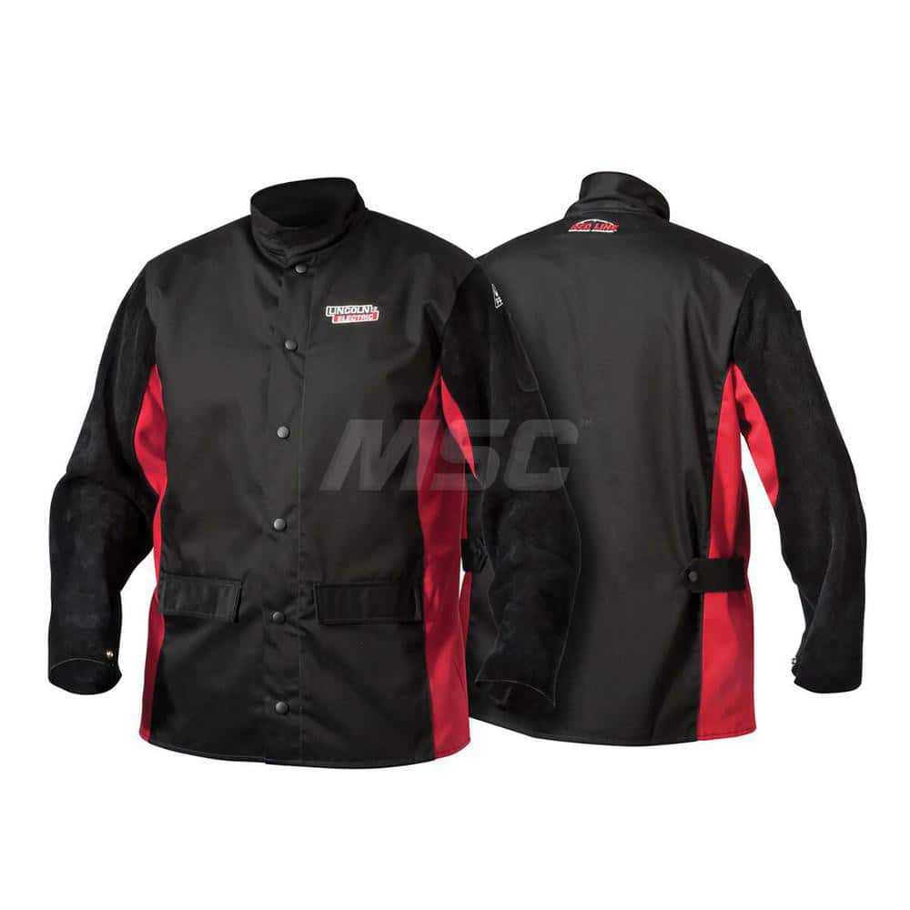 Jackets & Coats; Garment Style: Jacket; Size: 2X-Large; Material: Leather; Closure Type: Button; Flame Retardant: Yes; Number Of Pockets: 2.000; Flame Resistant: Yes