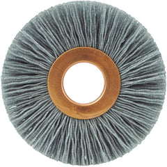 2 1/2″ Diameter-5/8″ Arbor Hole - Abrasive Nylon-Copper Center Straight Nylox Wheel - All Tool & Supply