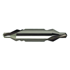 #1 × 38 mm OAL 60 Degree HSS Center Drill Form A Uncoated - All Tool & Supply