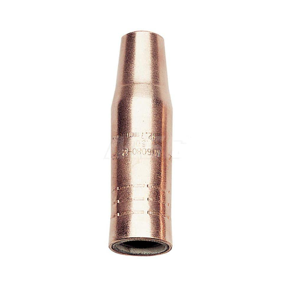 MIG Welder Gas Nozzle: 0.38″ Bore Dia Copper, Use with Magnum