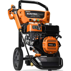 Pressure Washer: 3,100 psi, 3 GPM, Gas & Battery, Cold Water