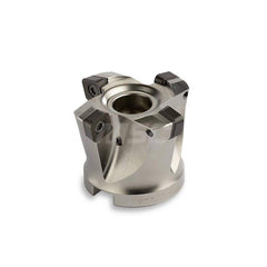 Indexable High-Feed Face Mills; Minimum Cutting Diameter: 1.2500 in; Maximum Cutting Diameter: 2.0000 in; Maximum Depth Of Cut: 0.0590 in; Arbor Hole Diameter (mm): 0.75; Compatible Insert Size Code: SC..120612; Maximum Ramping Angle: 2.3; Series: R220.21