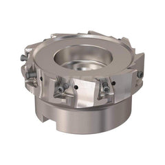 Indexable Square-Shoulder Face Mill:  R220.94-0080-12-10A,  27.0000″ Arbor Hole Dia, Uses  10,  LOEX1207 Inserts,  Through Coolant,  Series  R220.94