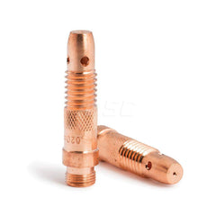 TIG Torch Collets & Collet Bodies; Product Type: Collet Body; Hole Diameter: 0.0200; Material: Copper Alloy; For Use With: 17/18/26 TIG Torches using .020″ Tungsten Electrodes