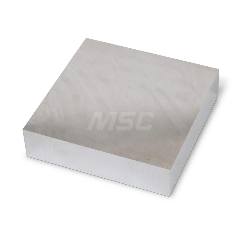 Precision Ground (2 Sides) Plate: 1″ x 3″ x 3″ 304 Stainless Steel