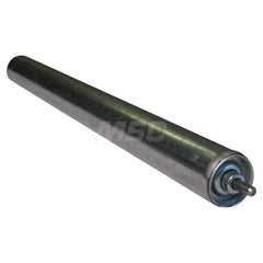 Roller Skids; Roller Material: Galvanized Steel; Load Capacity: 40; Color: Chrome; Finish: Natural; Compatible Surface Type: Smooth; Roller Length: 22.0000 in; Roller Width: 1.3750; Roller Height: 1.375 in; Roller Diameter: 1.3750; Overall Height: 1.375 i