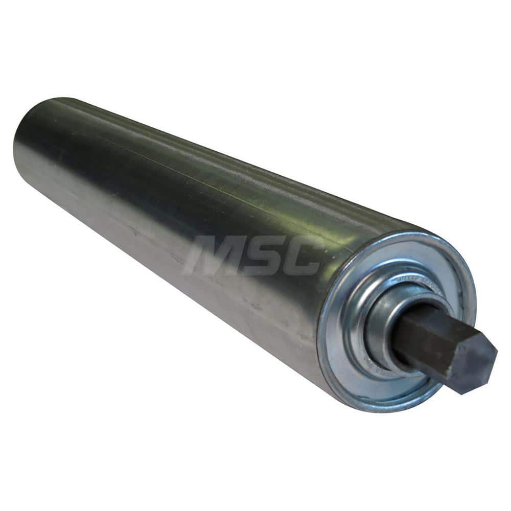 Roller Skids; Roller Material: Galvanized Steel; Load Capacity: 850; Color: Chrome; Finish: Natural; Compatible Surface Type: Smooth; Roller Length: 34.0000 in; Roller Width: 2.5000; Roller Height: 2.5 in; Roller Diameter: 2.5000; Overall Height: 2.5 in;