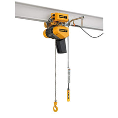 Electric Hoists; Work Load Limit: 0.5 TON; Controller: Pendant; Mount Type: Motorized Trolley; Brake Type: Load; Lifting Speed: 25 ft/min