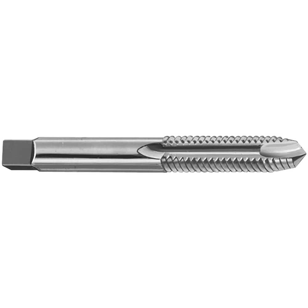 Spiral Point Tap: Metric, 2 Flutes, Plug, 6H, High Speed Steel, Chrome Finish 7/8″ Thread Length, 2.38″ OAL, Right Hand, D4