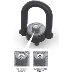 Center Pull; Hoist Ring Type: Center Pull Hoist Ring; Thread Size: 1-8; Material: Alloy Steel; Torque: 230.000; Finish: Black Oxide; Standards: Mil-STD-209K; ASME B30.26