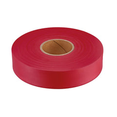 Barricade & Flagging Tape; Legend: None; Material: Plastic; Overall Length: 600.00; Color: Red