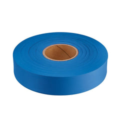 Barricade & Flagging Tape; Legend: None; Material: Plastic; Overall Length: 600.00; Color: Blue