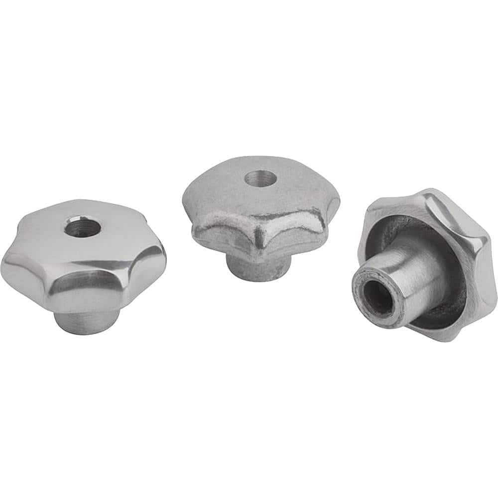 Clamp Handle Grips; For Use With: Utensils; Small Tools; Gauges; Grip Length: 1.5700; Spindle Diameter Compatibility: 0.5 in; Material: 304 Stainless Steel; Spindle Diameter Compatibility (Inch): 0.5 in; Length (Decimal Inch): 1.5700; Material: 304 Stainl