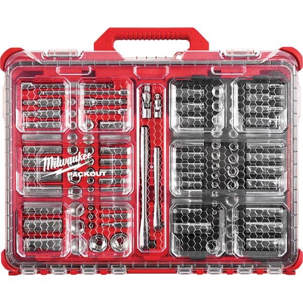 Milwaukee Tool - Socket Sets Measurement Type: Metric/Inch Drive Size: 1/4, 3/8 - All Tool & Supply