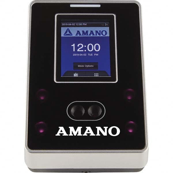 Amano - Time Clocks & Time Recorders Punch Style: Biometric Power Source: 100 to 240 V @ 50 to 60 Hz - All Tool & Supply