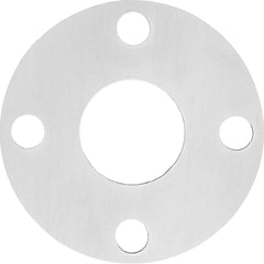 USA Sealing - Flange Gasketing; Nominal Pipe Size: 3-1/2 (Inch); Inside Diameter (Inch): 4 ; Thickness: 1/8 (Inch); Outside Diameter (Inch): 8-1/2 ; Material: Aramid with SBR Binder ; Color: White - Exact Industrial Supply