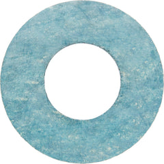 USA Sealing - Flange Gasketing; Nominal Pipe Size: 4-1/2 (Inch); Inside Diameter (Inch): 5 ; Thickness: 1/32 (Inch); Outside Diameter (Inch): 7 ; Material: Aramid Fiber with Buna-N Binder ; Color: Blue - Exact Industrial Supply